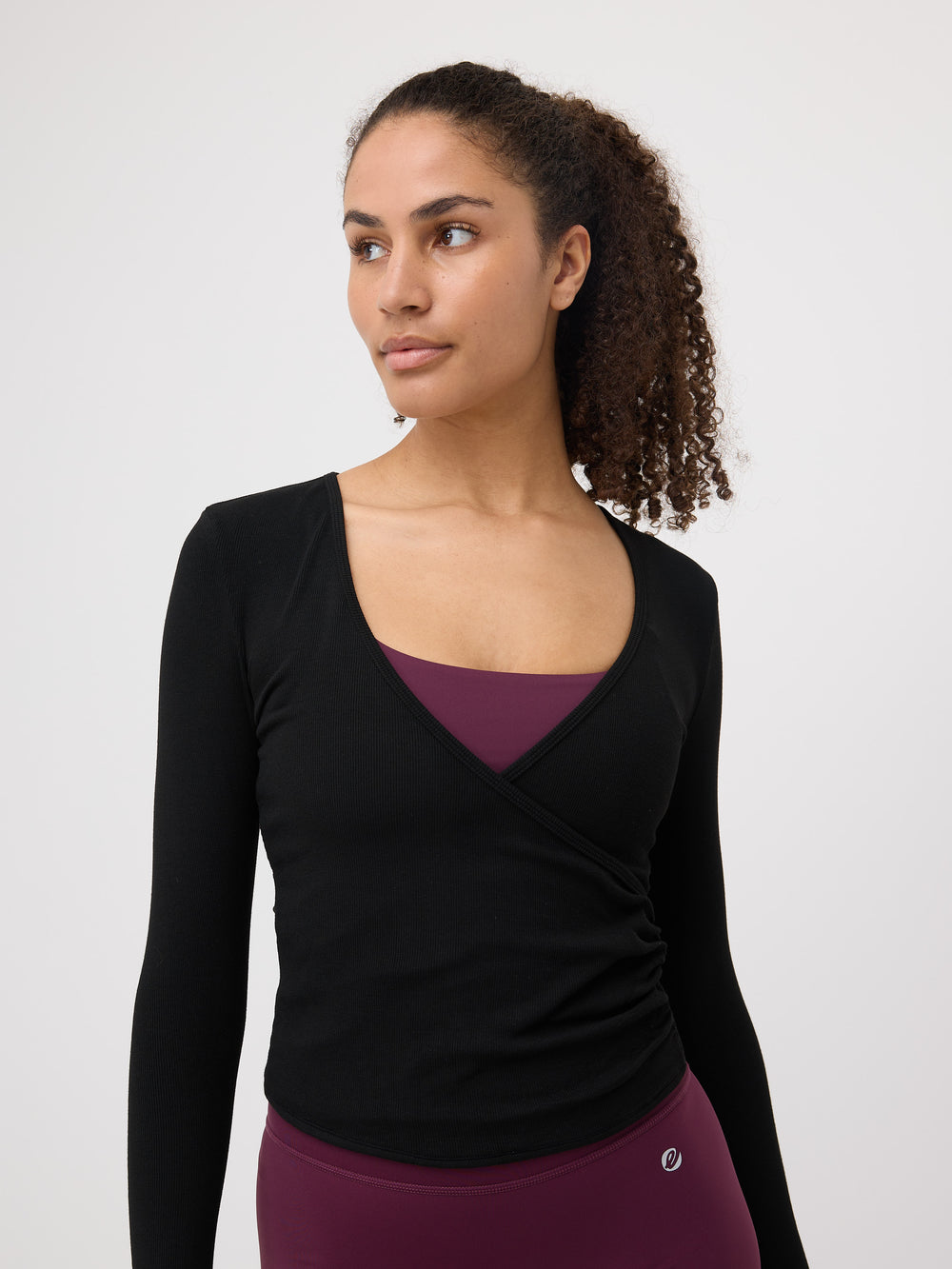 Scarlet Wrap Long Sleeve