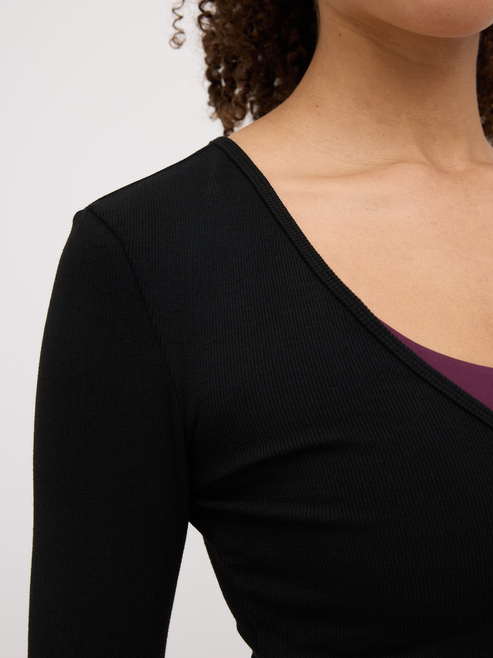 Scarlet Wrap Long Sleeve