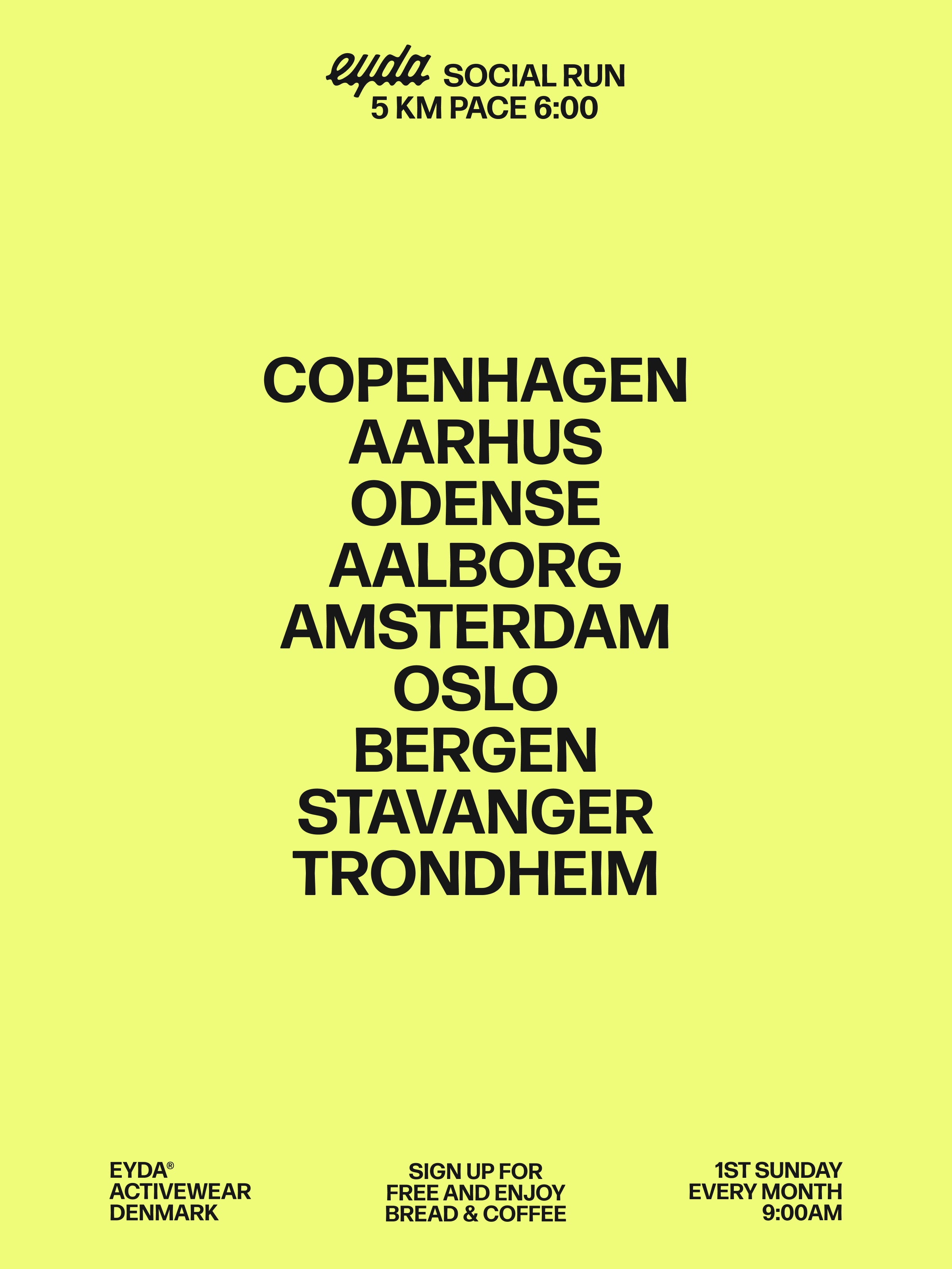 EYDA Social Run Aarhus