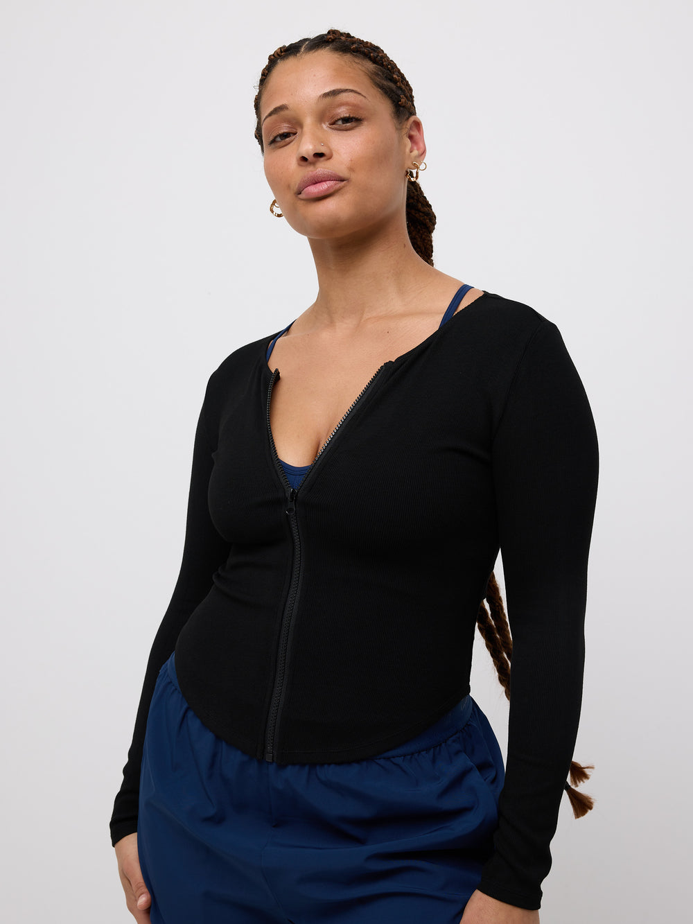 Scarlet Zip Long Sleeve