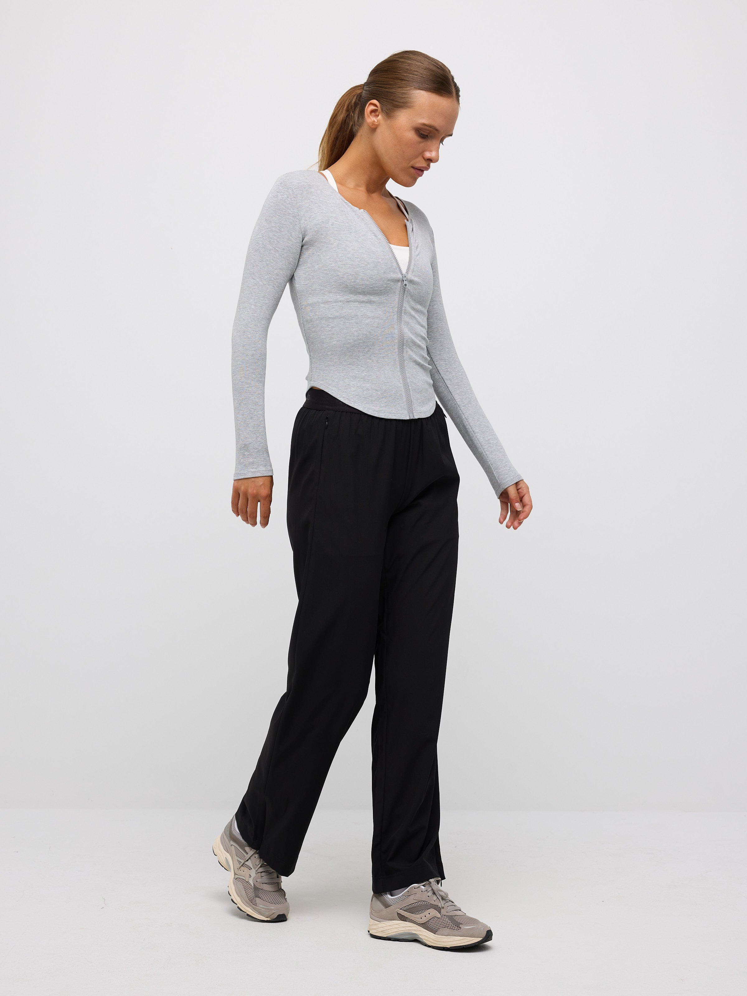 Scarlet Zip Long Sleeve