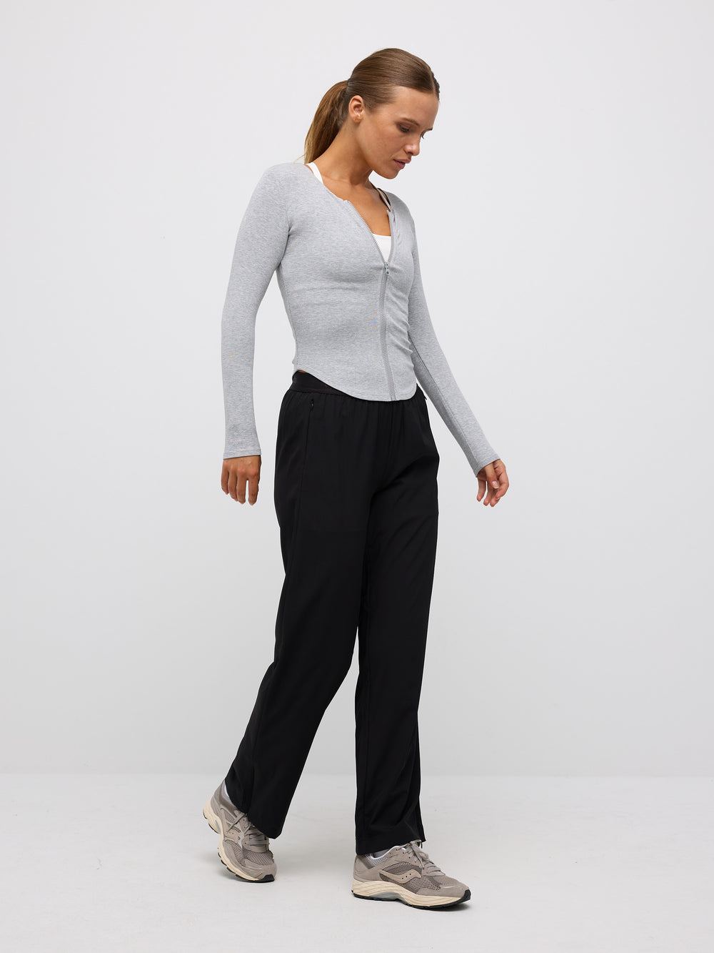 Scarlet Zip Long Sleeve