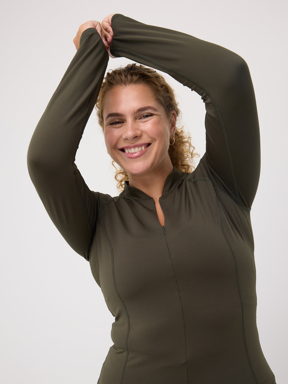 Daphne Half Zip Long Sleeve