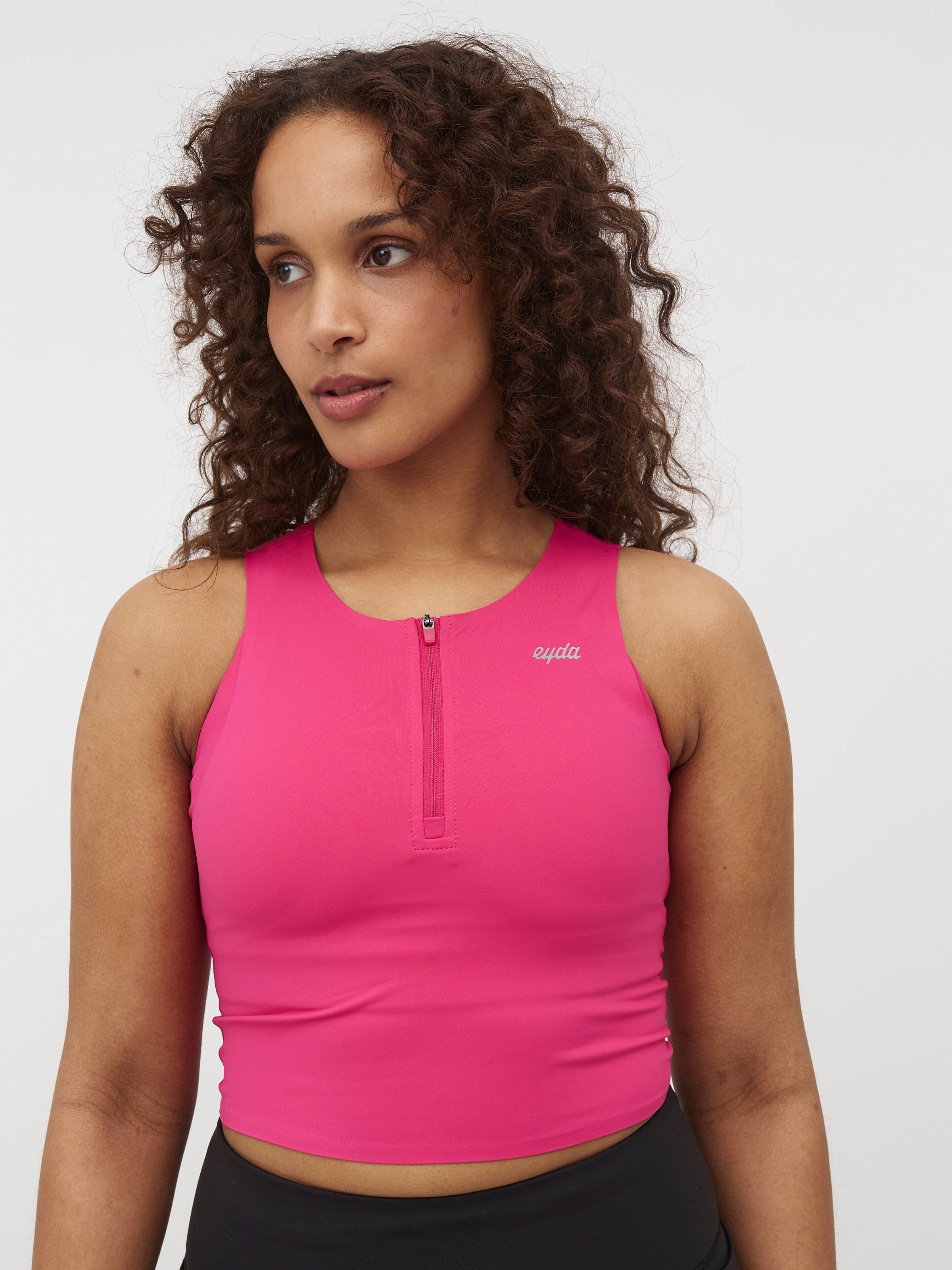 Isa Compression Race Crop Top