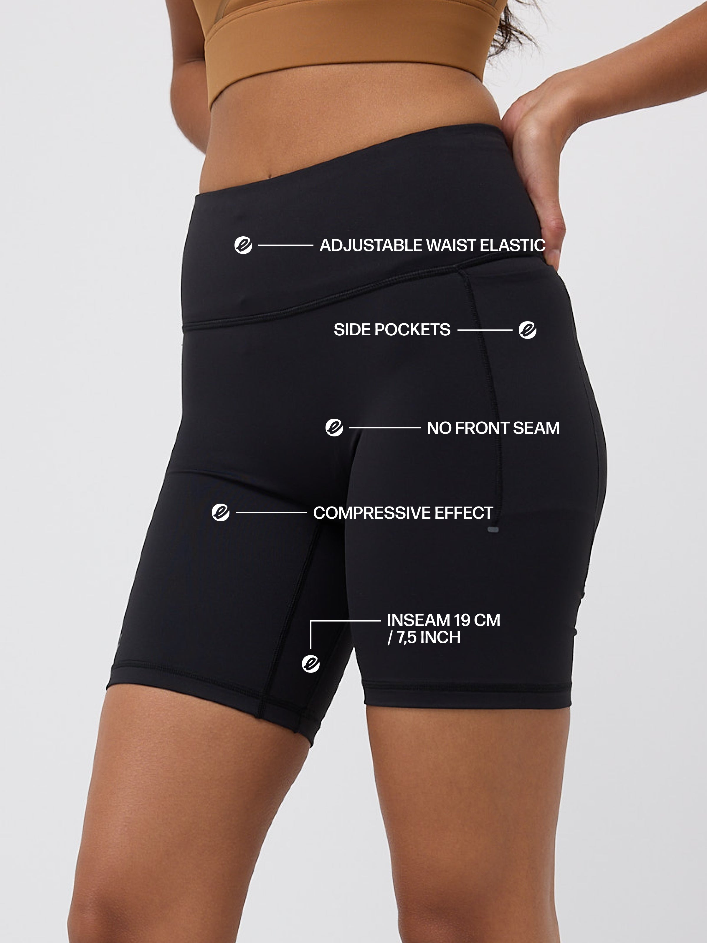 Isa Compression Pocket Shorts 7,5"