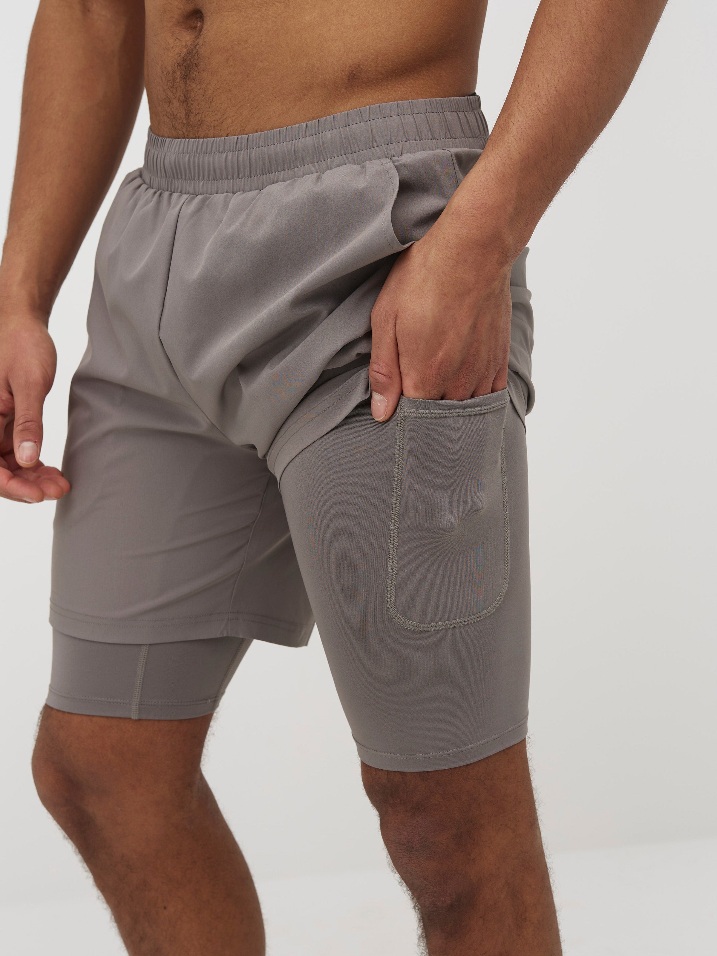 Jake 2-in-1 Shorts 6"