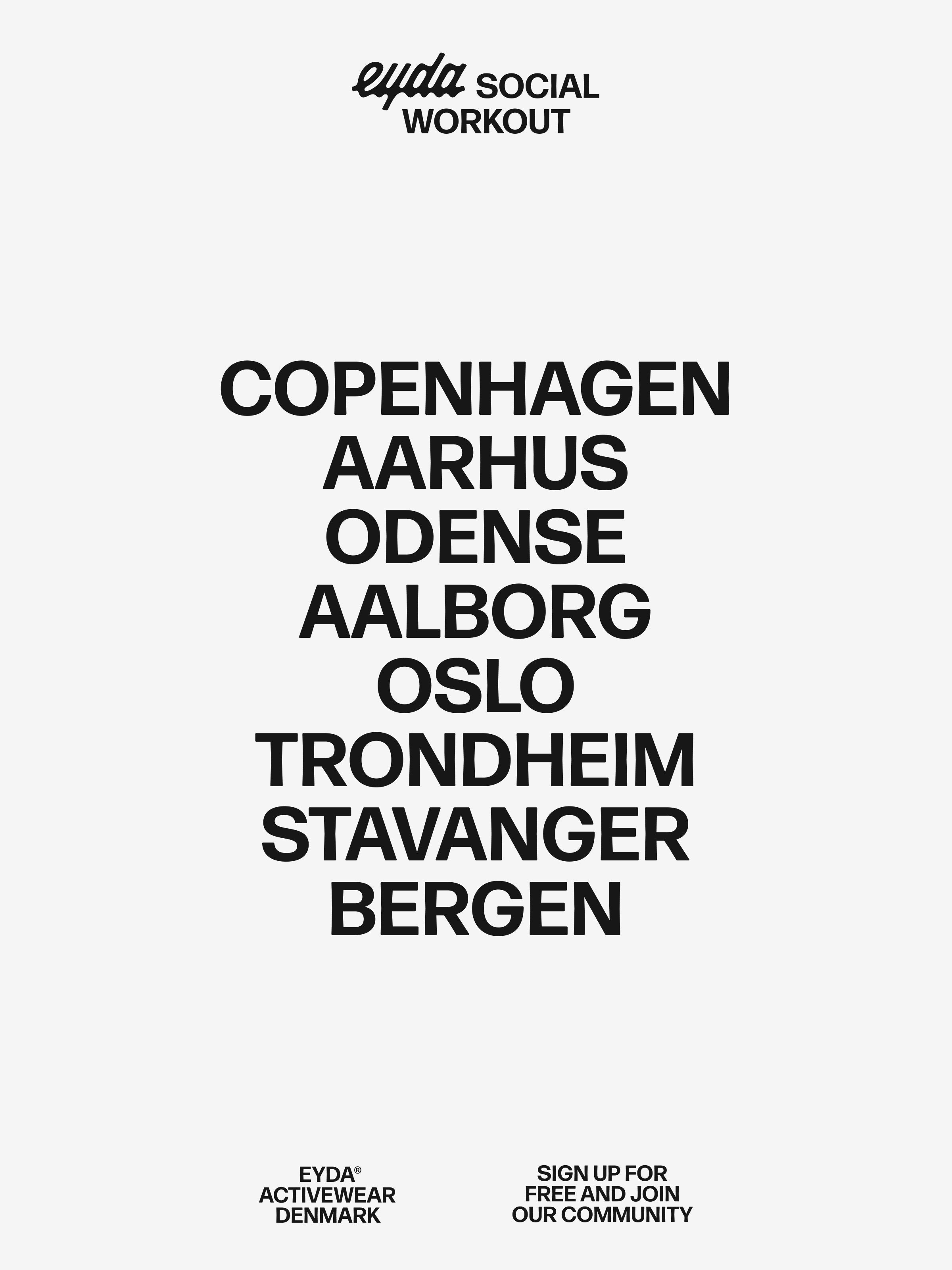 EYDA Social Workout Aarhus