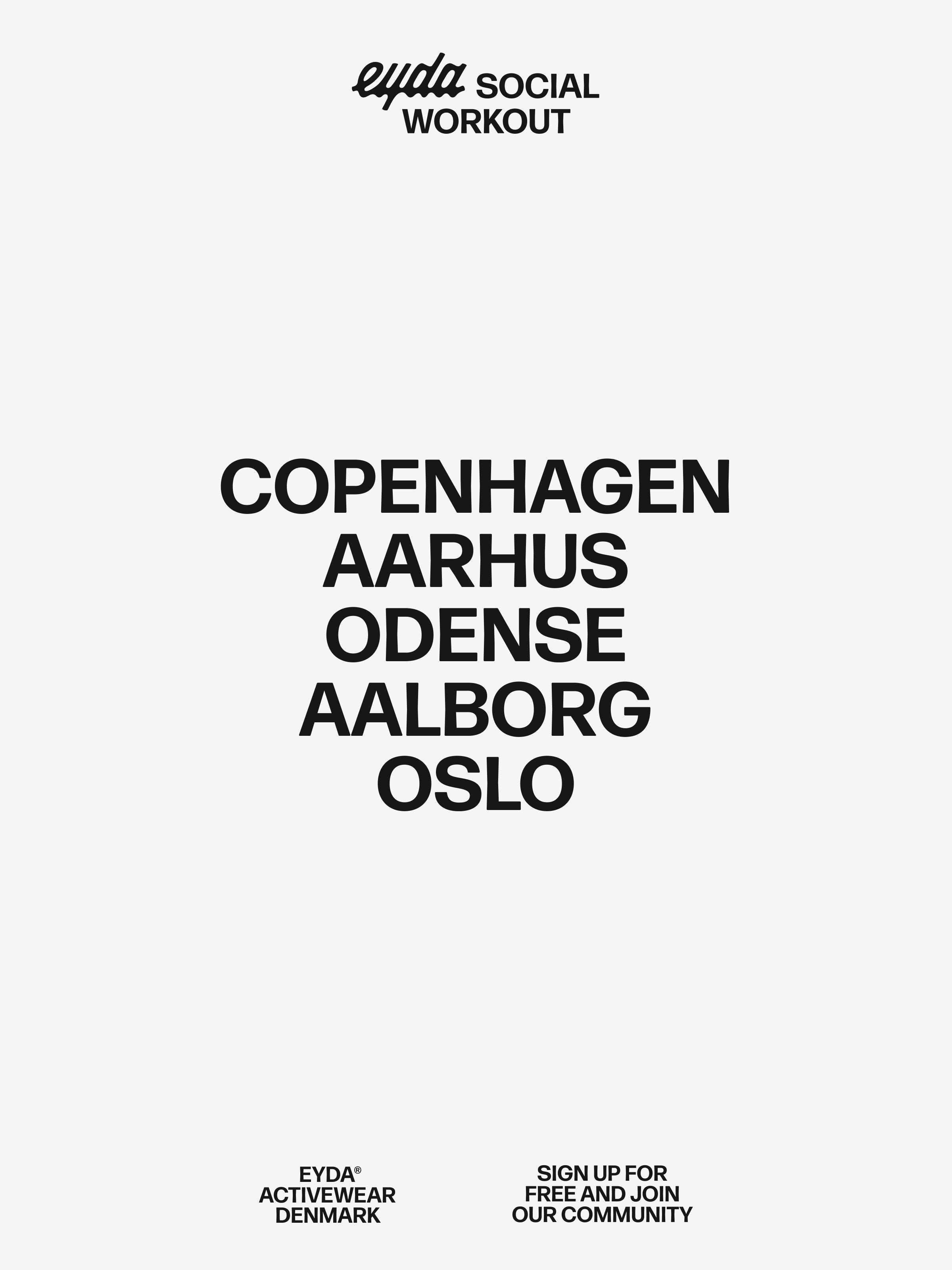 EYDA Social Workout Aarhus
