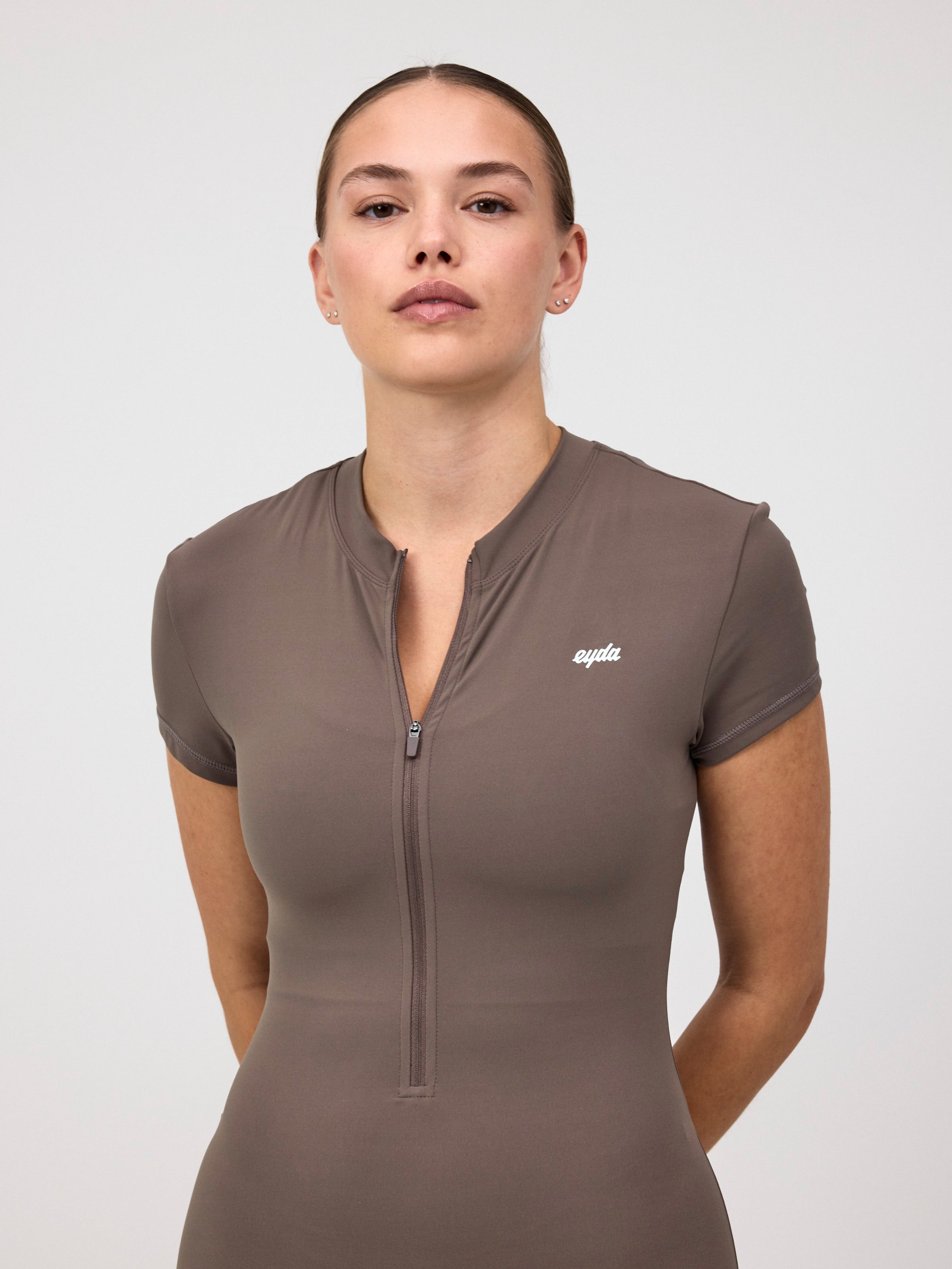 Cara Zip Tee Bodysuit